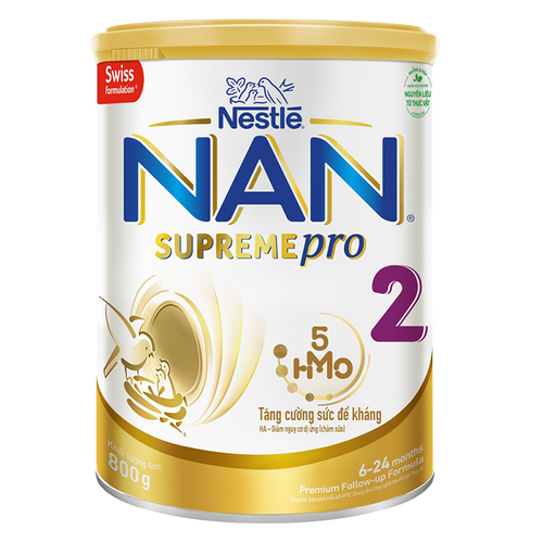 Sữa Nan Supreme 2 (2HMO) 800g (6-24 tháng)