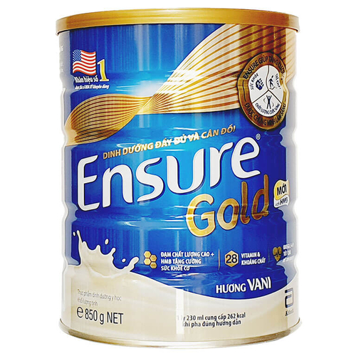 Sữa Ensure Gold HMB Mới 850g (dành cho người lớn)