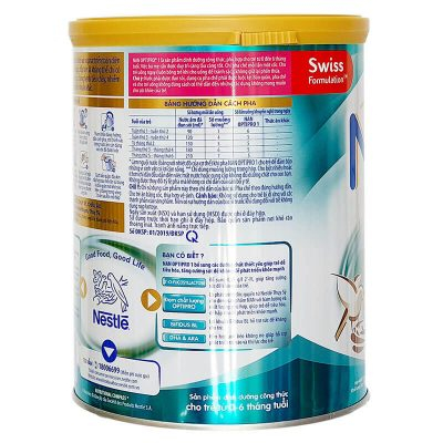 Sữa NAN 1 OPTIPRO 400g (trẻ từ 0-6 tháng)