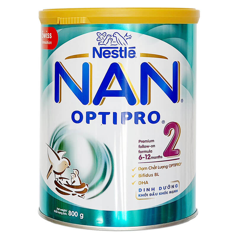 Sữa NAN Optipro 2 800g (trẻ từ 6-12 tháng tuổi)