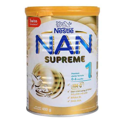 Sữa NAN SUPREME 1 400g Nestle (trẻ từ 0-6 tháng)