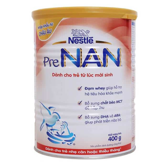 Sữa Pre NAN 400G Trẻ Sinh Non, Nhẹ cân