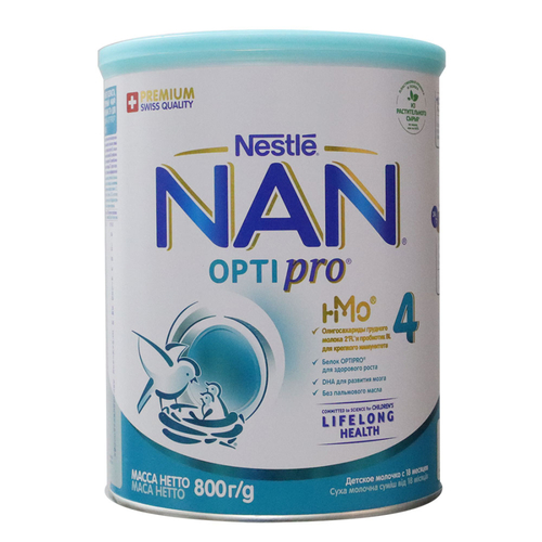 Sữa NAN NGA số 4 800G OPTIPRO (18 tháng trở lên)