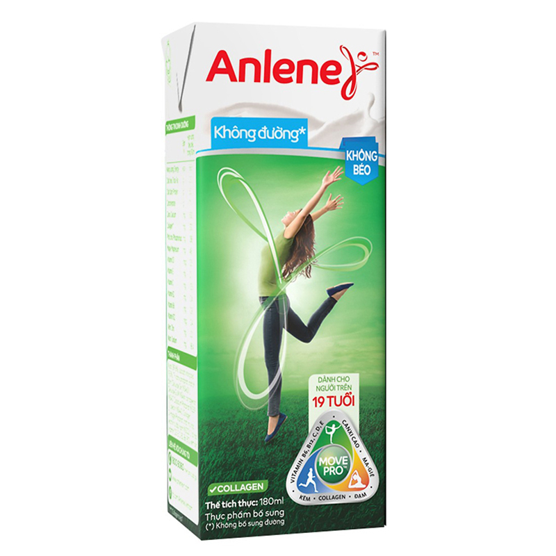 Sữa nước Anlene có đường 180ml 